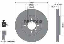 Bremssatz (2 Bremsscheiben)
