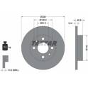 Bremssatz (2 Bremsscheiben) TEXTAR - 92036103