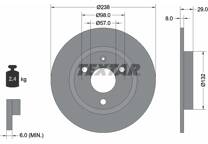 Bremssatz (2 Bremsscheiben)