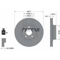 Bremssatz (2 Bremsscheiben) TEXTAR - 92094603