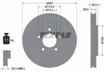 Bremssatz (2 Bremsscheiben)