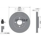 Bremssatz (2 Bremsscheiben) TEXTAR - 92111503