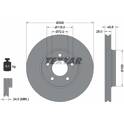 Bremssatz (2 Bremsscheiben) TEXTAR - 92116005