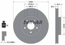 Bremssatz (2 Bremsscheiben)