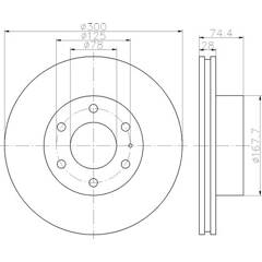 92155900 2 x Bremsscheibe Scheibenbremse TEXTAR