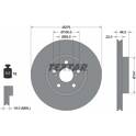 Bremssatz (2 Bremsscheiben) TEXTAR - 92199300