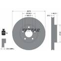 Bremssatz (2 Bremsscheiben) TEXTAR - 92237703