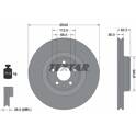 Bremsscheibe (pro Einheit) TEXTAR - 92294305