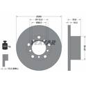 Bremssatz (2 Bremsscheiben) TEXTAR - 93012400