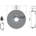 Bremstrommel TEXTAR - 94013700