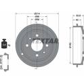 Bremstrommel TEXTAR - 94014800