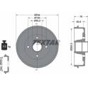 Bremstrommel TEXTAR - 94019700