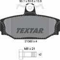 Bromsbelägg bak TEXTAR - 2138501