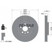 Jogo dois discos de freio TEXTAR - 92115003