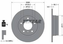 Jeu de 2 disques de frein