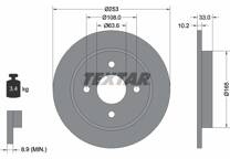 Jeu de 2 disques de frein