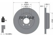 Jeu de 2 disques de frein