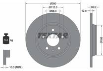 Jeu de 2 disques de frein