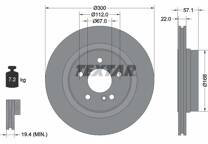 Jeu de 2 disques de frein