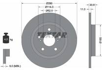 Jeu de 2 disques de frein