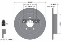 Jeu de 2 disques de frein