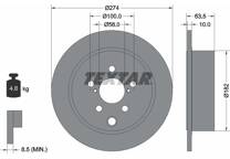 Jeu de 2 disques de frein