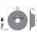 Jeu de 2 disques de frein TEXTAR - 92271103