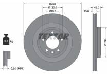 Jeu de 2 disques de frein
