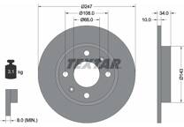 Jeu de 2 disques de frein