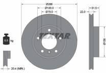 Jeu de 2 disques de frein