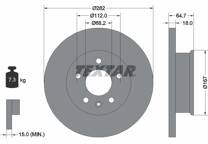 Jeu de 2 disques de frein