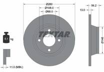 Jeu de 2 disques de frein
