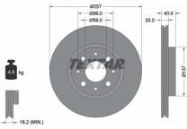 Jeu de 2 disques de frein