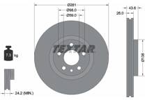 Jeu de 2 disques de frein