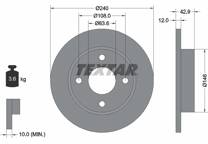 Jeu de 2 disques de frein