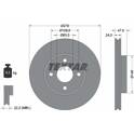 Jeu de 2 disques de frein TEXTAR - 92075400