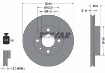 Jeu de 2 disques de frein