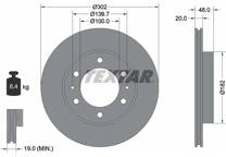 Jeu de 2 disques de frein
