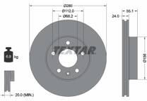 Jeu de 2 disques de frein