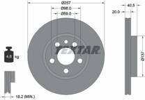 Jeu de 2 disques de frein