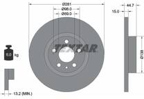 Jeu de 2 disques de frein