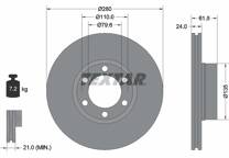 Jeu de 2 disques de frein
