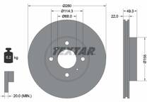 Jeu de 2 disques de frein