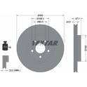 Jeu de 2 disques de frein TEXTAR - 92109603