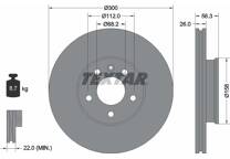 Jeu de 2 disques de frein