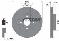 Jeu de 2 disques de frein