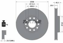 Jeu de 2 disques de frein