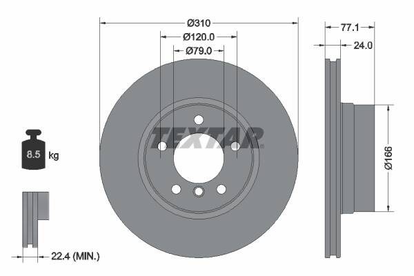 Brake disc set (2)