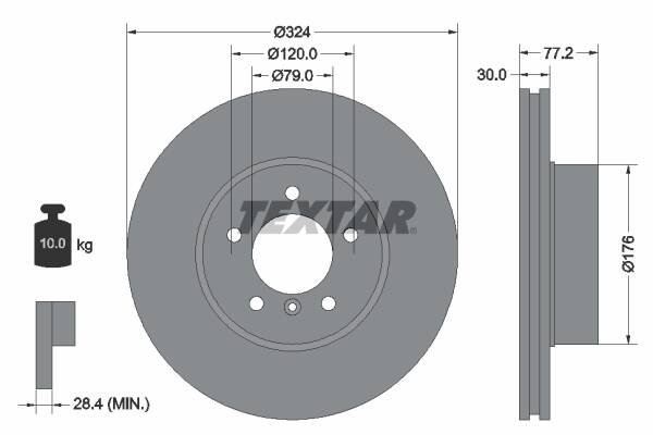 Brake disc (per unit)