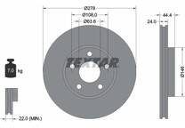 Jeu de 2 disques de frein
